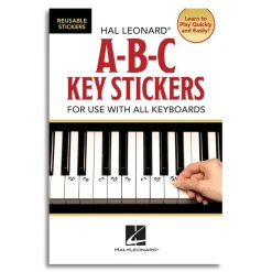 ABC Keyboard Stickers (42 stickers)>HAL LEONARD Outlet
