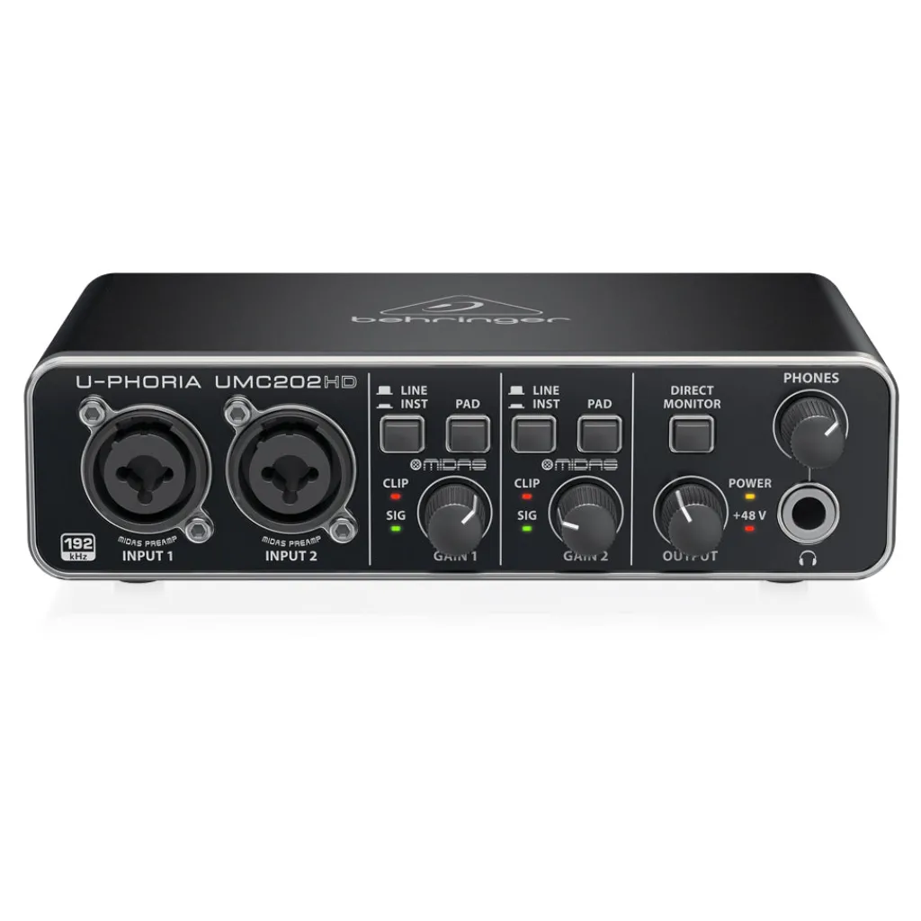 U-Phoria UMC202HD Interface>Behringer Best