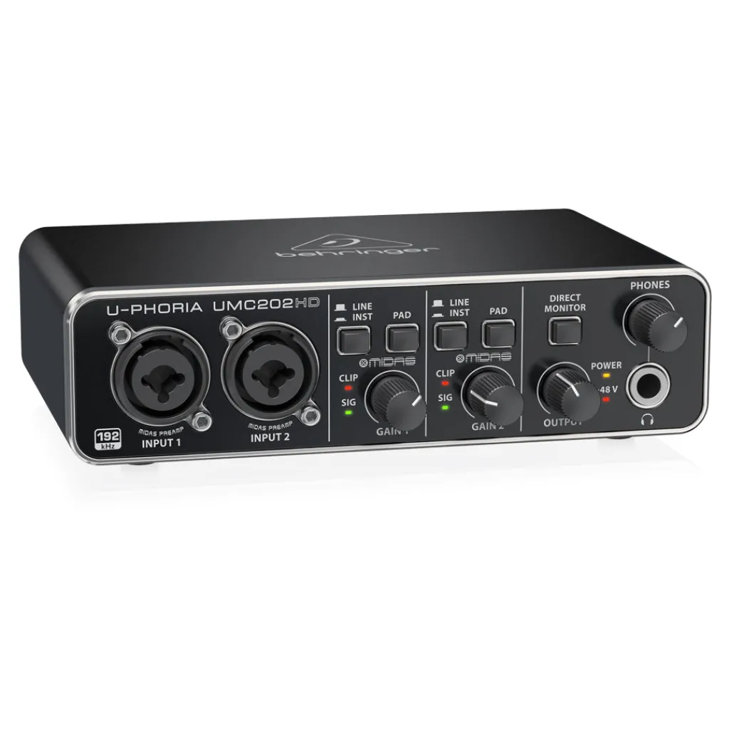 U-Phoria UMC202HD Interface>Behringer Best