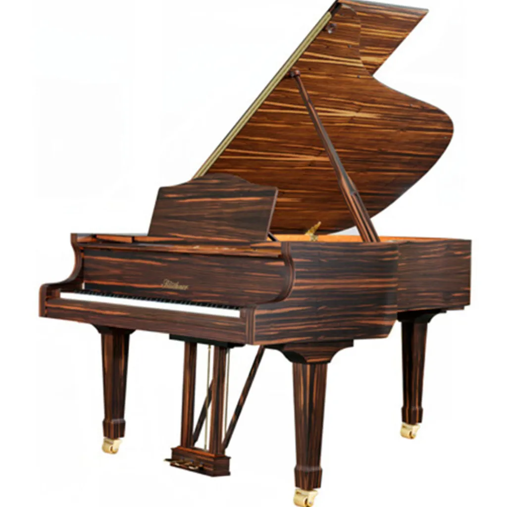Blüthner New Pianos*- The Model 6 - Macassar Polish