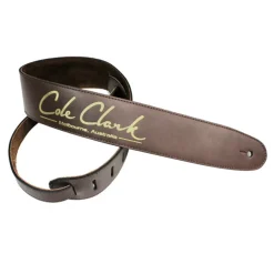 - Leather Guitar Strap - Saddle Brown w/ Gold | Guitar Straps | STRAP-L-SADDLE-G>Cole Clark Fashion