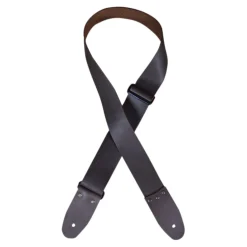 - 2″ Soft Leather Slide Adjustable Guitar Strap - Brown>Colonial Leather New