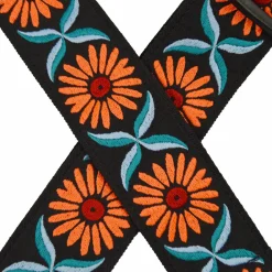 - Jacquard Rag Strap - Orange Daisy>Colonial Leather Sale