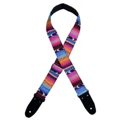- Pink Rasta Rag Guitar Strap - Pink>Colonial Leather Sale