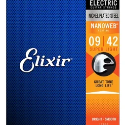 12002 Nanoweb Electric Super Light 9-42>Elixir Sale