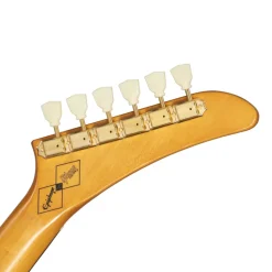 - 1958 Korina Explorer Electric Guitar Left Handed - Aged Natural><noscript><img width=