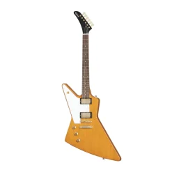 - 1958 Korina Explorer Electric Guitar Left Handed - Aged Natural><noscript><img width=