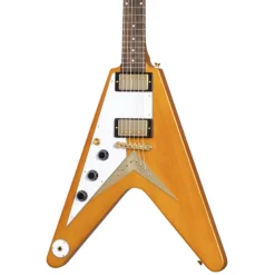- 1958 Korina Flying V Electric Guitar Left Handed - Aged Natural>Epiphone Clearance