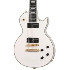 - Matt Heafy Origins Les Paul Custom 7-String - Bone White>Epiphone Online