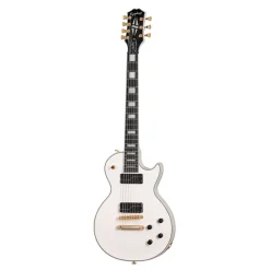 - Matt Heafy Origins Les Paul Custom 7-String - Bone White>Epiphone Online