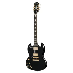 SG Custom Left Handed with Premium Gig Bag - Ebony>Epiphone Outlet