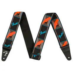 - Neon Monogrammed Strap, Blue/Orange>Fender Hot