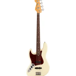 - American Professional II Jazz Bass Left-Hand - Rosewood Fingerboard - Olympic White>Fender New