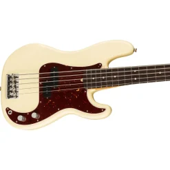 - American Professional II Precision Bass® V - Rosewood Fingerboard - Olympic White><noscript><img width=