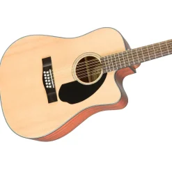 Fender 12 String*- CD-60SCE Dreadnought 12-string, Walnut Fingerboard - Natural