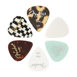 351 Material Medley Picks - Thin (6)>Fender New