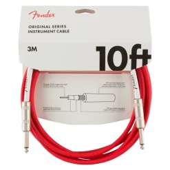 - Original Series Instrument Cable, 10', Fiesta Red>Fender Clearance