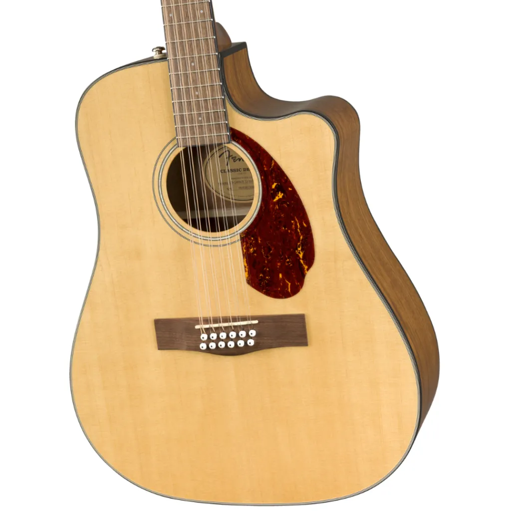 Fender 12 String*CD-140SCE 12-String, Walnut Fingerboard, Natural w/Case