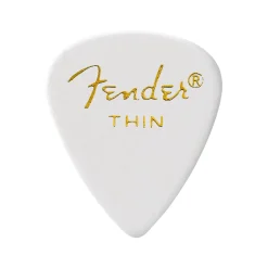 Classic Celluloid 351 Shape Picks Thin White 12 Pack>Fender Clearance