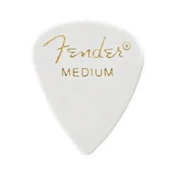Classic Celluloid 351 Shape Picks Medium White 12 Pack>Fender Discount