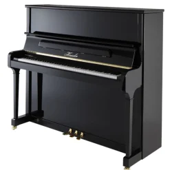 - H132 Upright Piano - Ebony Polish>Haessler Best