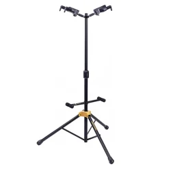 GS422BPLUS Auto Grab Double Guitar Stand w/Rest>Hercules Online