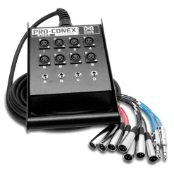 Hosa Technology Signal Processing*Stage Box Non-Locking 8X4 100