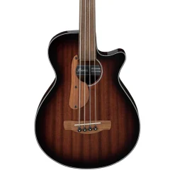 AEGB24FEMHS Electro Acoustic Bass Guitar Mahogany Sunburst High Gloss>Ibanez Hot