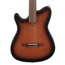FRH10N Flat Left Handed Nylon String Guitar - Brown Sunburst>Ibanez Outlet