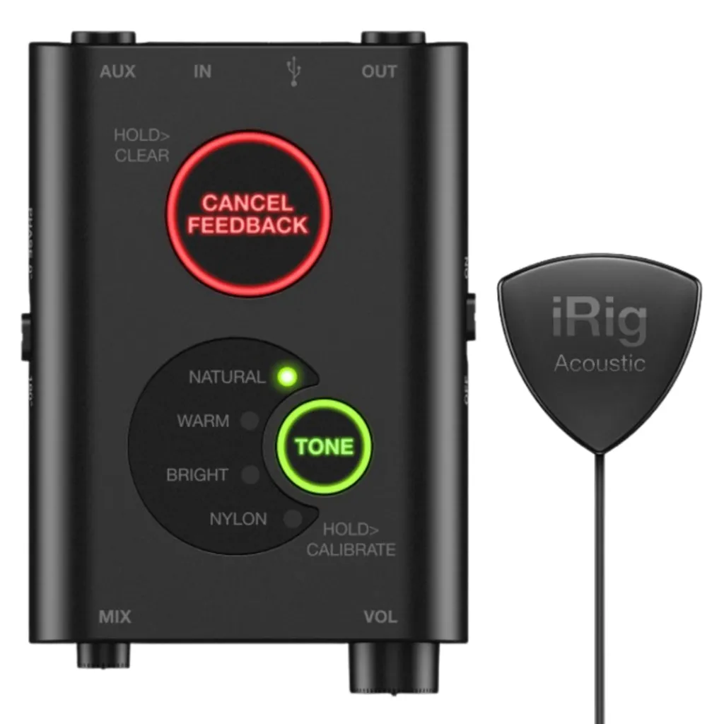 IK iRig Acoustic Stage - Advanced Digital Microphone System for Acoustic Guitar - 32-bit Preamp/DSP>IK Multimedia Online