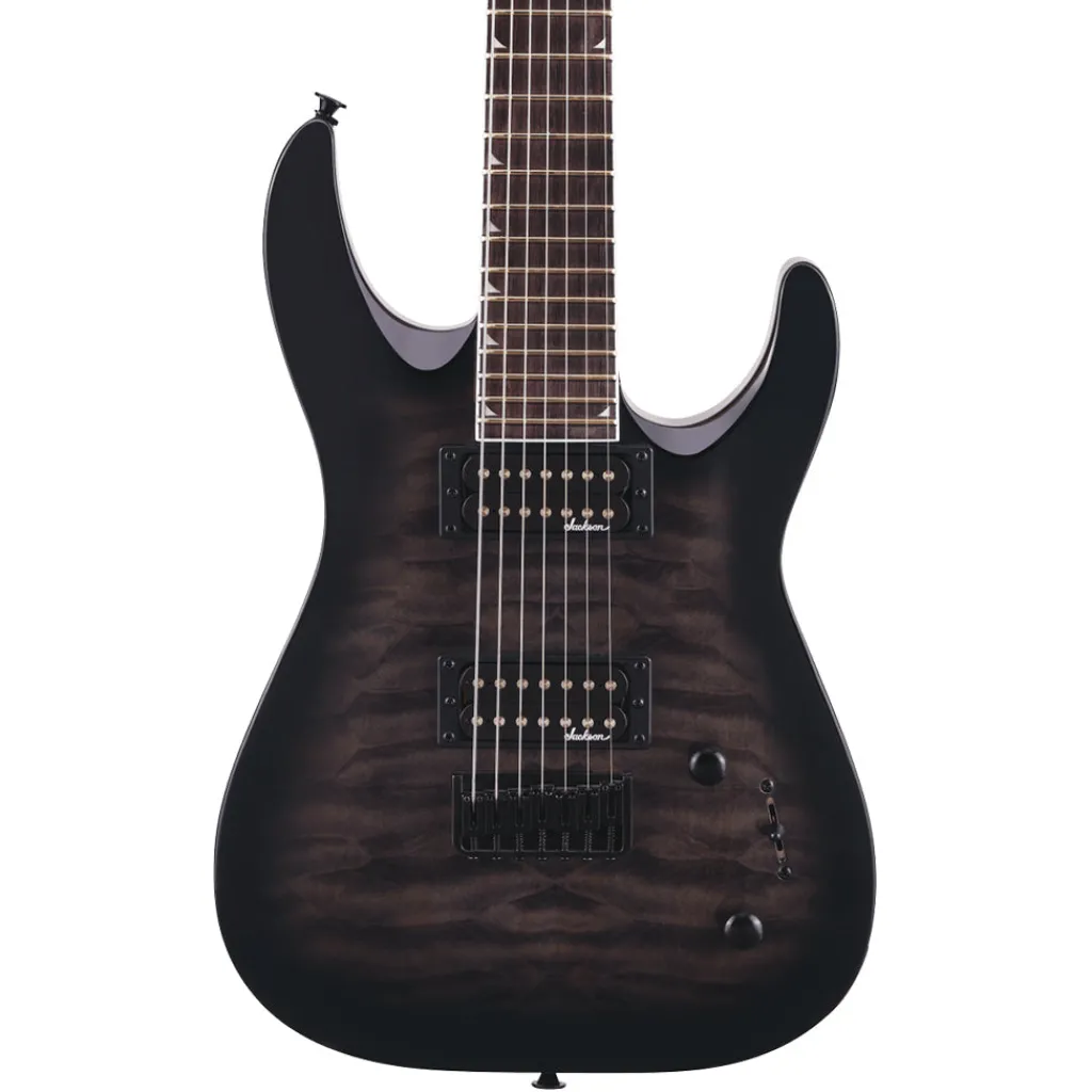 - JS Series Dinky Arch Top JS22Q-7 DKA HT, Amaranth Fingerboard, Transparent Black Burst | Electric Guitars | 2918804585>Jackson New