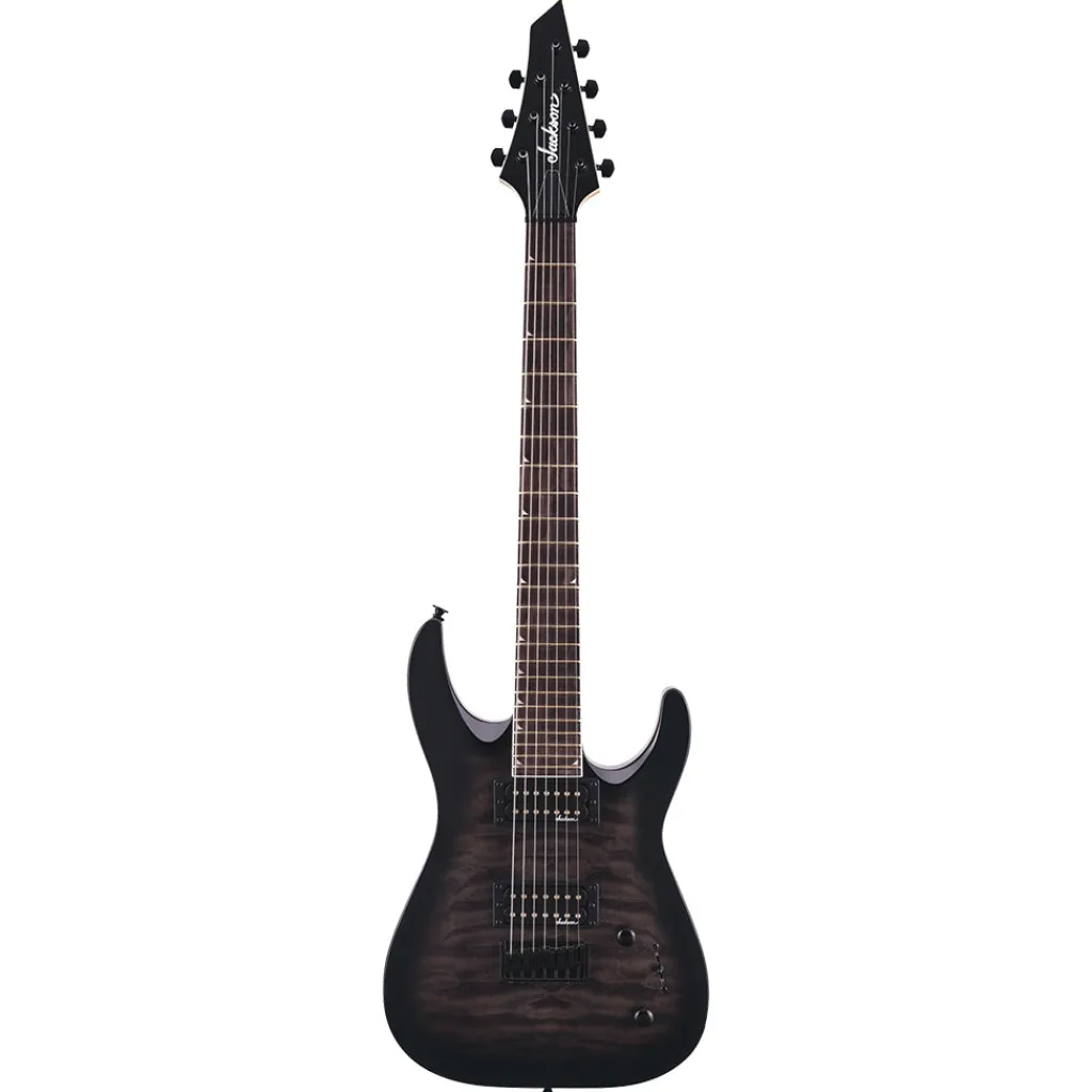 - JS Series Dinky Arch Top JS22Q-7 DKA HT, Amaranth Fingerboard, Transparent Black Burst | Electric Guitars | 2918804585>Jackson New