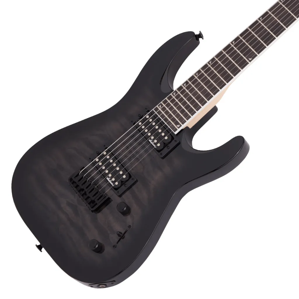 - JS Series Dinky Arch Top JS22Q-7 DKA HT, Amaranth Fingerboard, Transparent Black Burst | Electric Guitars | 2918804585>Jackson New