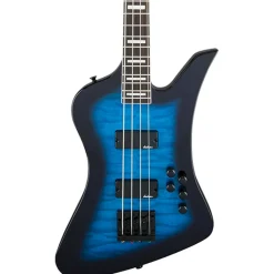 JS Series JS3Q Kelly Bird - Transparent Blue Burst | Bass Guitars | 2919093585>Jackson Online