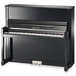 - UH-132 Royal Vertical Piano - Ebony Polish>Kayserburg Best