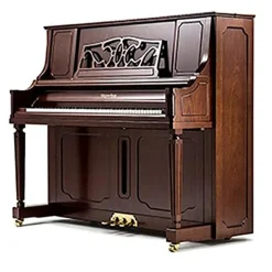 - UH-130 Vertical Piano - Antique Mahogany>Kayserburg Fashion