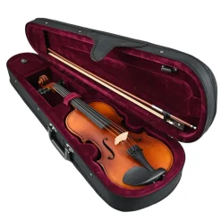- HDV11 3/4 Size Student Violin with bow and foam case><noscript><img width=