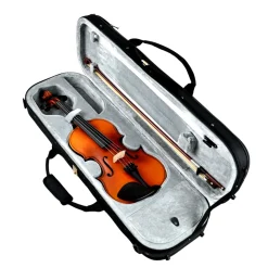 - HDV21 2/4 Size Student Violin with bow and foam case><noscript><img width=
