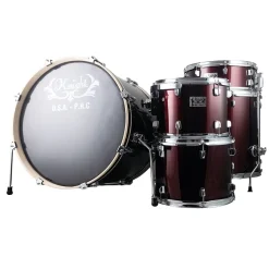 - 5-Piece Drum Kit with Hardware - Metallic Red>Knight Online