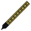 AMS Straps*LM 2" Retro Banjo Jacquard Strap - Yellow