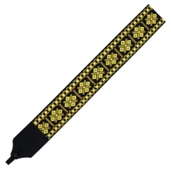AMS Straps*LM 2" Retro Banjo Jacquard Strap - Yellow