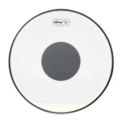 10" Clear Ambassador Silver Dot>Ludwig Fashion