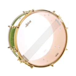 110th Anniversary Classic Maple SNARE - Emerald Green Ripple with Brass HW>Ludwig New