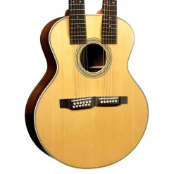 Grand J-28E DN Grand Jumbo Double Neck Guitar - Natural>Martin Best