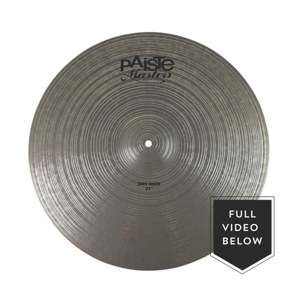 Paiste Cymbal Vault*21" Masters Dry Ride