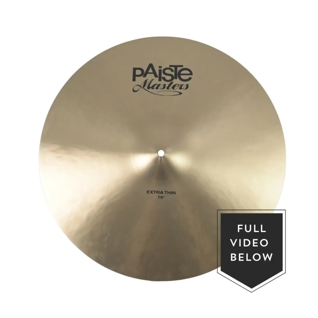 19" Masters Extra Thin Crash>Paiste Outlet