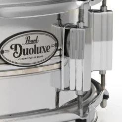14"x5" Duoluxe Chrome Over Brass Snare Drum>Pearl New