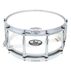 14”x6.5” Free Floater Snare Drum - Ultra Clear CRB>Pearl Fashion