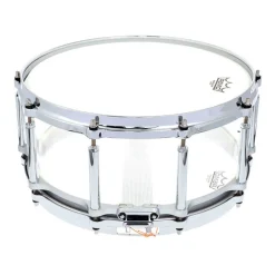 14”x6.5” Free Floater Snare Drum - Ultra Clear CRB>Pearl Fashion
