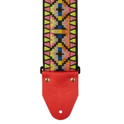 Wide Retro Jacquard Strap, Salmon>PRS Best